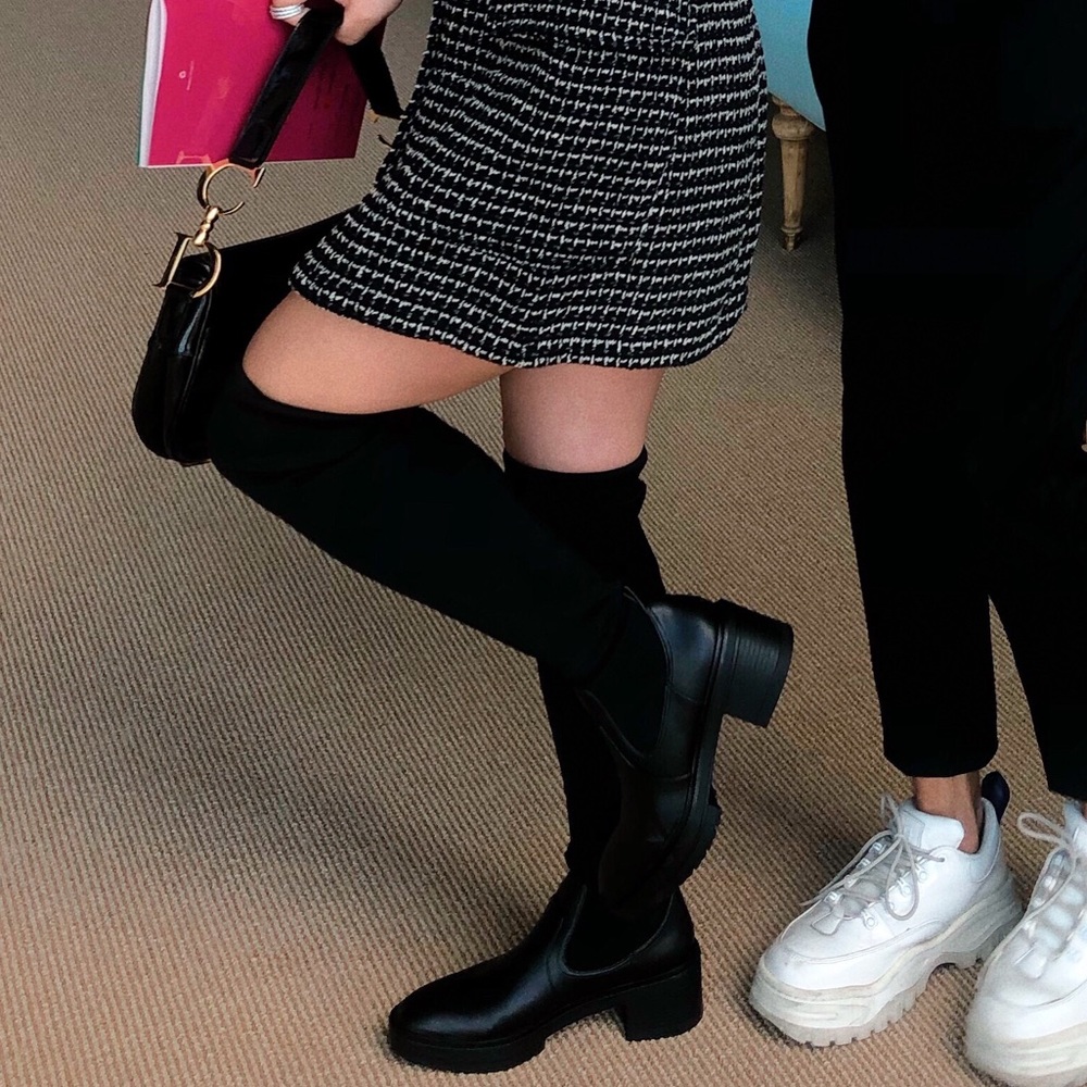 Zara Stretch Over the Knee Boots
